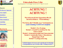 Tablet Screenshot of fahrschule-loehr.de